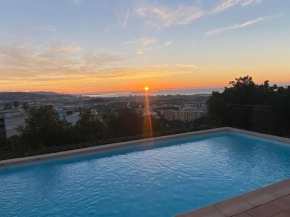 Duplex vue mer piscine privative